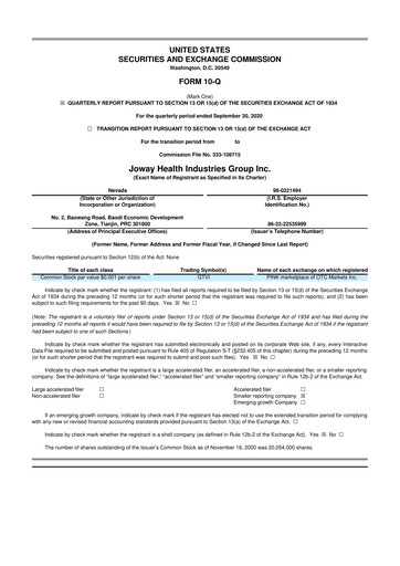 Thumbnail Idaho Copper Corporation 10-Q Quarterly Report FY2020 