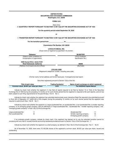 Thumbnail LiveOne 10-Q Quarterly Report FY2021 