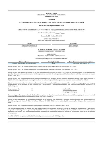 Thumbnail Ondas Holdings 10-K Annual Report 2020