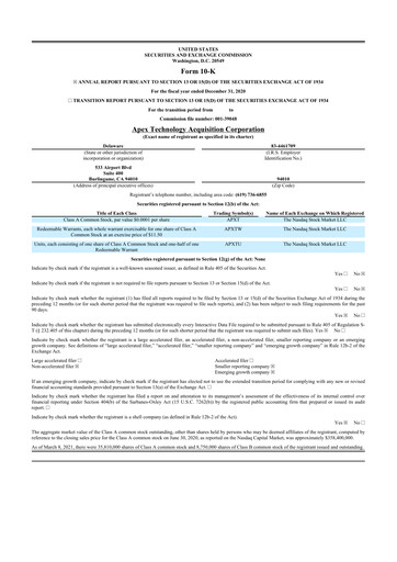 Thumbnail AvePoint 10-K Annual Report 2020