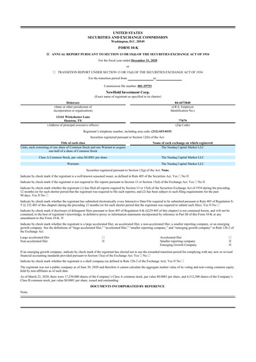 Thumbnail Evolv Technologies 10-K Annual Report 2020
