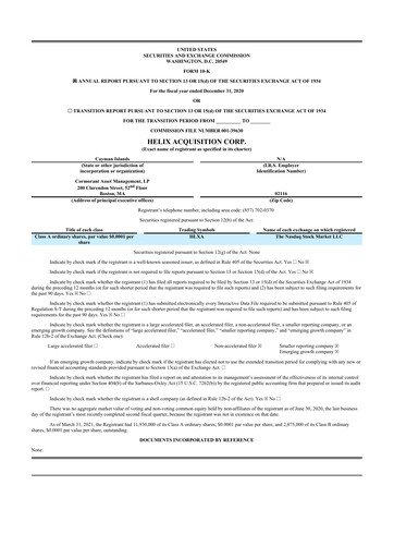 Thumbnail MoonLake Immunotherapeutics 10-K Annual Report 2020