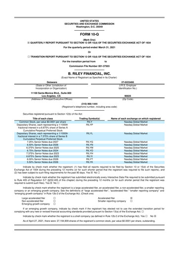 Thumbnail BRC Group Holdings 10-Q Quarterly Report FY2021 