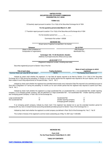 Thumbnail Neonode 10-Q Quarterly Report FY2021 