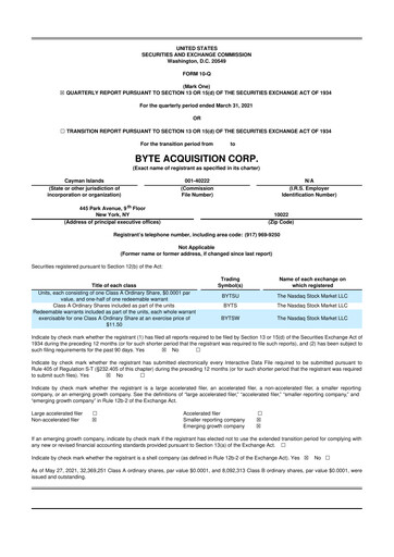 Miniature Airship AI 10-Q Rapport trimestriel 2021 