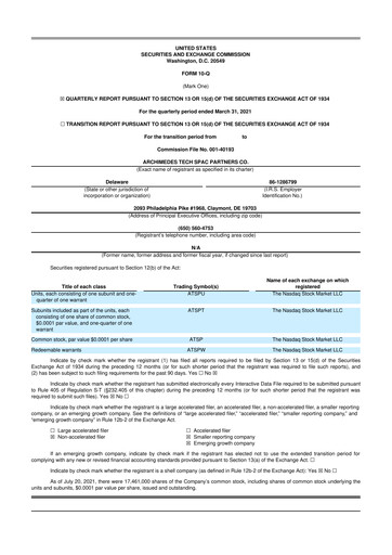Miniature SoundHound AI 10-Q Rapport trimestriel 2021 