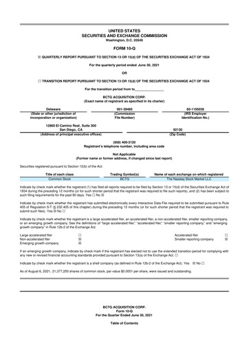 Thumbnail Tango Therapeutics 10-Q Quarterly Report FY2021 