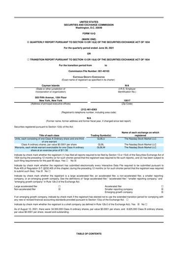 Thumbnail AlTi Global 10-Q Quarterly Report FY2021 