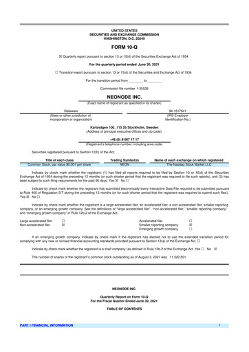 Thumbnail Neonode 10-Q Quarterly Report FY2021 