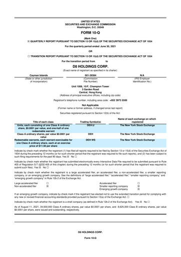 Miniature Vicarious Surgical 10-Q Rapport trimestriel 2021 