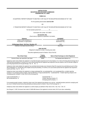 Miniature Safe & Green Holdings 10-Q Rapport trimestriel 2021 