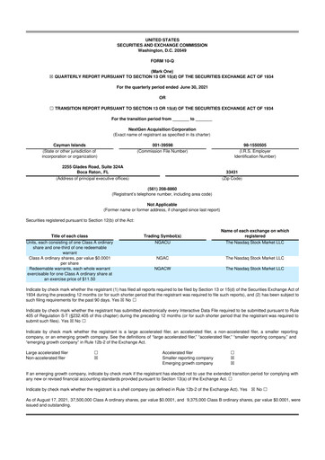 Thumbnail Xos, Inc. 10-Q Quarterly Report FY2021 