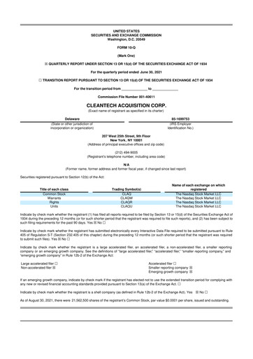 Thumbnail Nauticus Robotics 10-Q Quarterly Report FY2021 