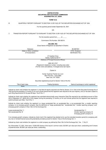 Thumbnail Aeluma 10-Q Quarterly Report FY2021 