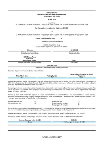 Miniature Serve Robotics 10-Q Rapport trimestriel 2021 