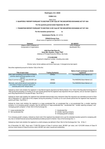 Thumbnail Verde Clean Fuels 10-Q Quarterly Report FY 