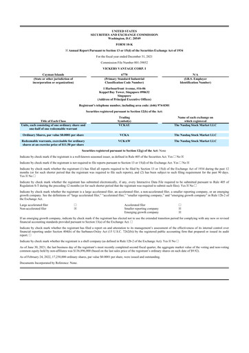 Thumbnail Scilex Holding 10-K Annual Report 2021