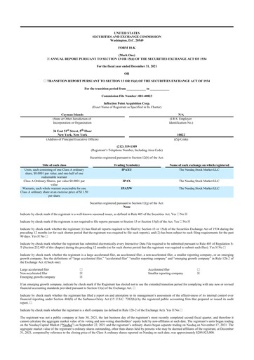 Thumbnail Intuitive Machines 10-K Annual Report 2021