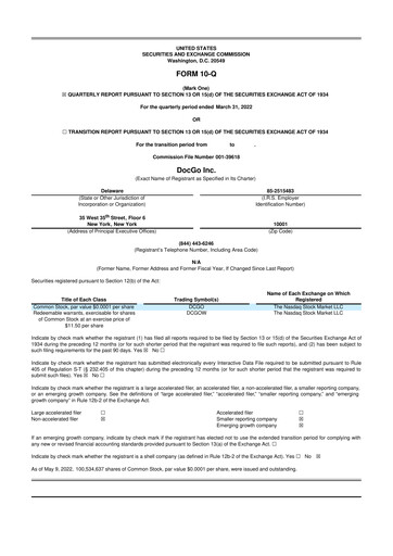 Thumbnail DocGo 10-Q Quarterly Report FY2022 