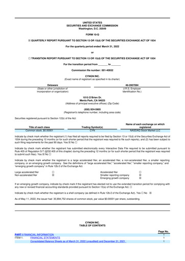 Thumbnail Cyngn 10-Q Quarterly Report FY2022 