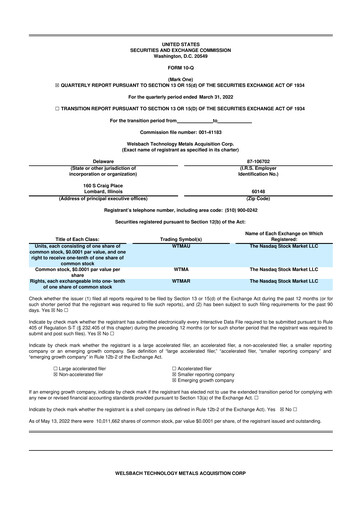 Thumbnail Evolution Metals & Technologies 10-Q Quarterly Report FY2022 