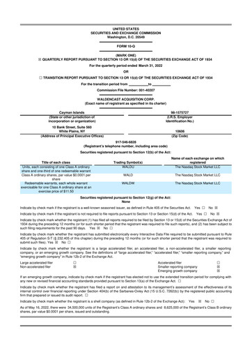 Thumbnail Waldencast 10-Q Quarterly Report FY2022 