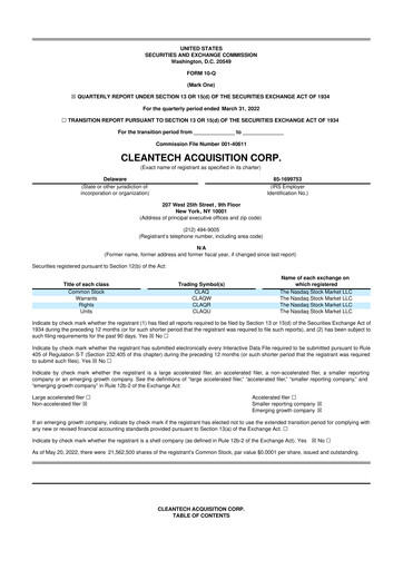 Thumbnail Nauticus Robotics 10-Q Quarterly Report FY2022 