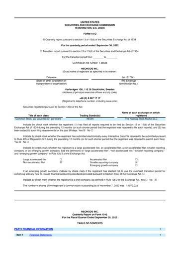 Thumbnail Neonode 10-Q Quarterly Report FY2022 