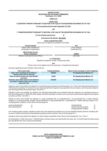 Vorschaubild Borealis Foods 10-Q Quartalsbericht 2022 