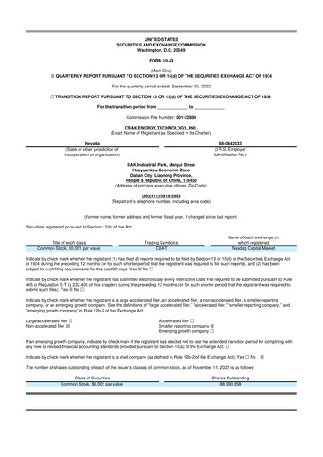 Thumbnail CBAK Energy Technology 10-Q Quarterly Report FY2022 