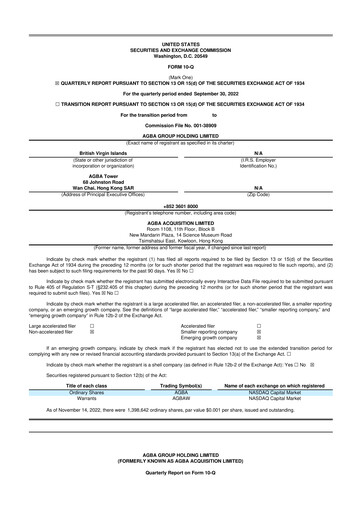 Thumbnail Triller Group 10-Q Quarterly Report FY2022 