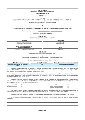 Thumbnail LiveOne 10-Q Quarterly Report FY2023 