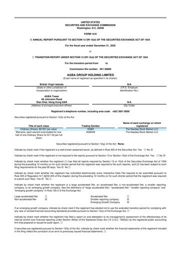 Thumbnail Triller Group 10-K Annual Report 2022