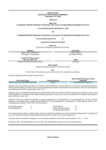 Thumbnail DocGo 10-Q Quarterly Report FY2023 