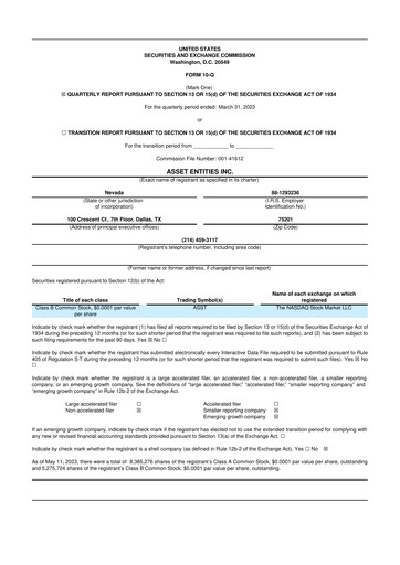 Thumbnail Strive Asset Management, LLC 10-Q Quarterly Report FY2023 