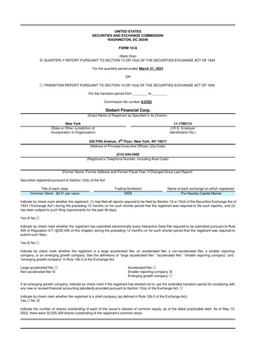 Thumbnail Siebert Financial 10-Q Quarterly Report FY2023 