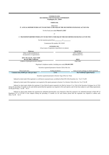 Thumbnail LiveOne 10-K Annual Report 2023