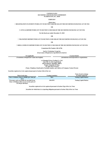 Vorschaubild SunCar Technology Group 20-F Jahresbericht 2022