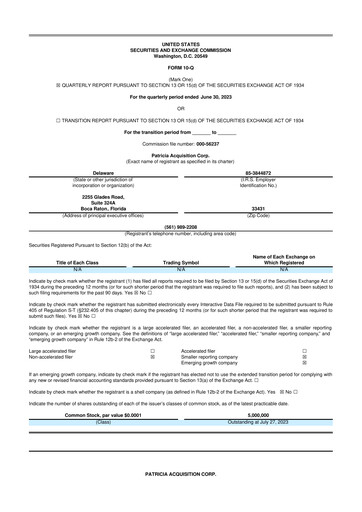 Miniature Serve Robotics 10-Q Rapport trimestriel 2023 
