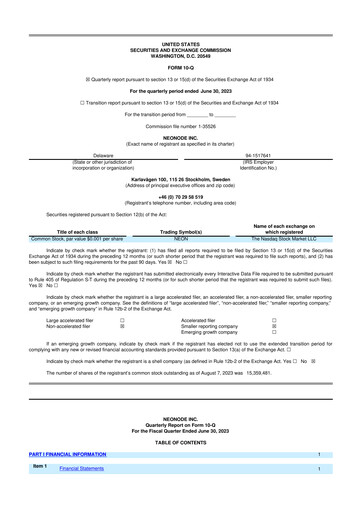 Thumbnail Neonode 10-Q Quarterly Report FY2023 