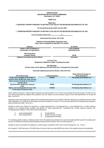 Thumbnail Evolution Metals & Technologies 10-Q Quarterly Report FY2023 
