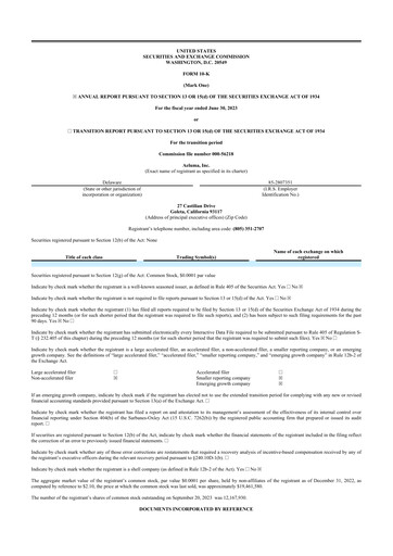 Vorschaubild Aeluma 10-K Jahresbericht 2023