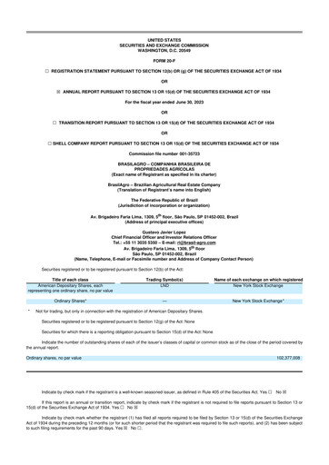 Thumbnail BrasilAgro 20-F Annual Report 2023