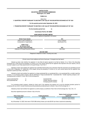 Thumbnail Triller Group 10-Q Quarterly Report FY2023 