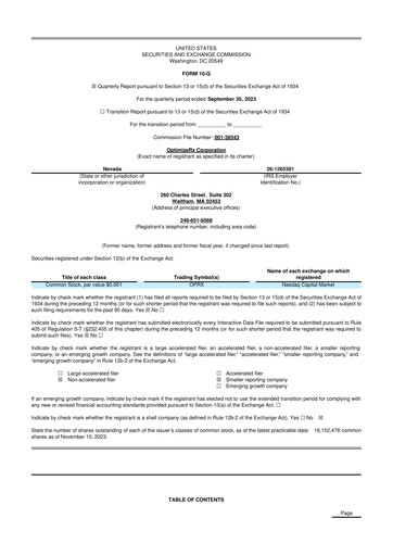Thumbnail OptimizeRx 10-Q Quarterly Report FY2023 