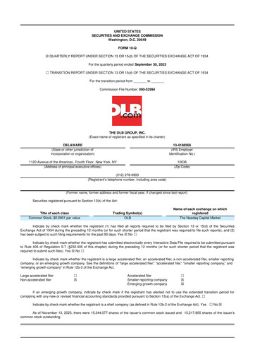 Thumbnail OLB Group 10-Q Quarterly Report FY2023 