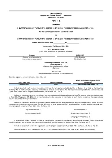 Thumbnail reAlpha Tech 10-Q Quarterly Report FY2024 