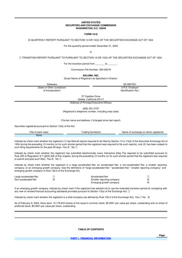 Thumbnail Aeluma 10-Q Quarterly Report FY2024 