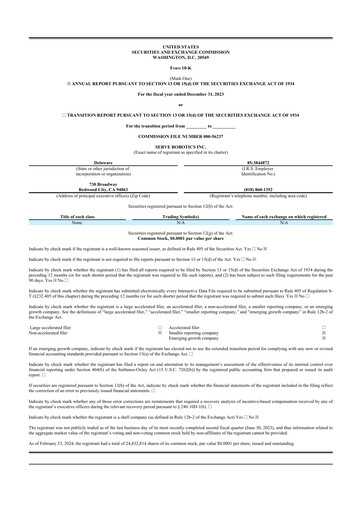 Thumbnail Serve Robotics 10-K Annual Report 2023
