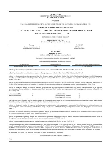 Thumbnail Fresh Vine Wine 10-K Annual Report 2023